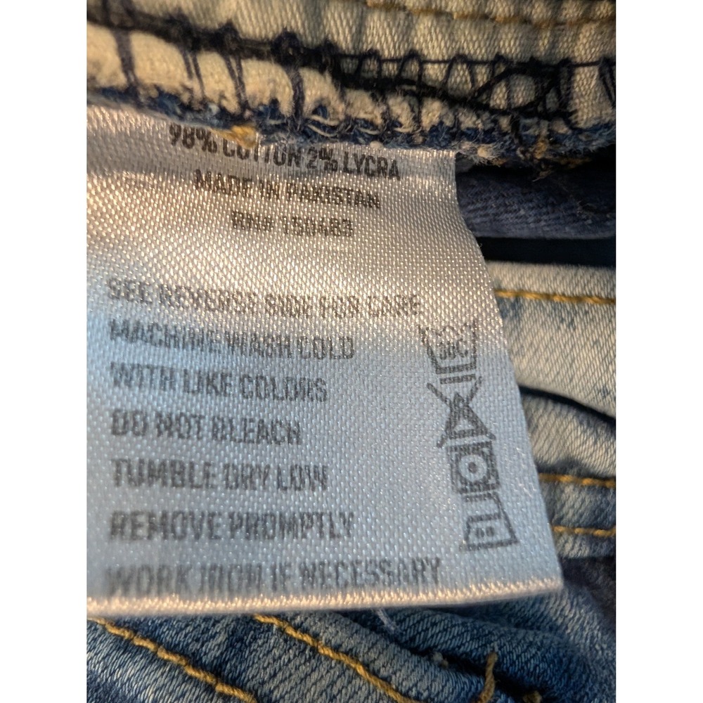 ARKETYPE Jeans Men 34x34 Blue Distressed Acid Wash Ripped Denim Excellent - Picture 3 of 7